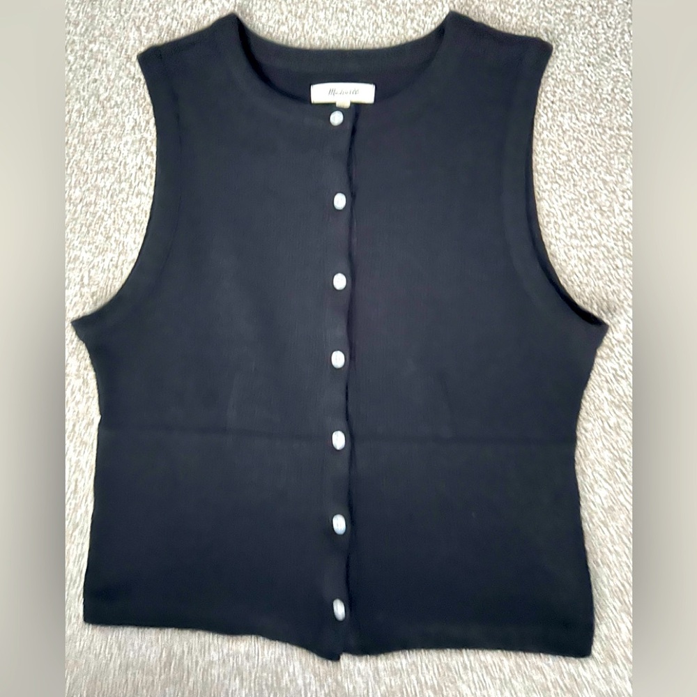 Madewell Button Front Vest